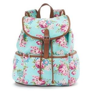 Floral bookbag